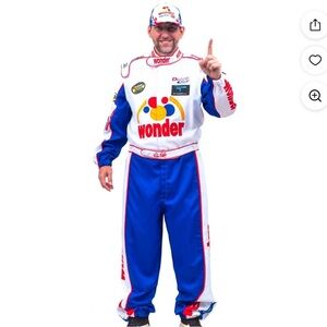 Ricky Bobby Costume Taladega Nights Will Ferrell Halloween XL